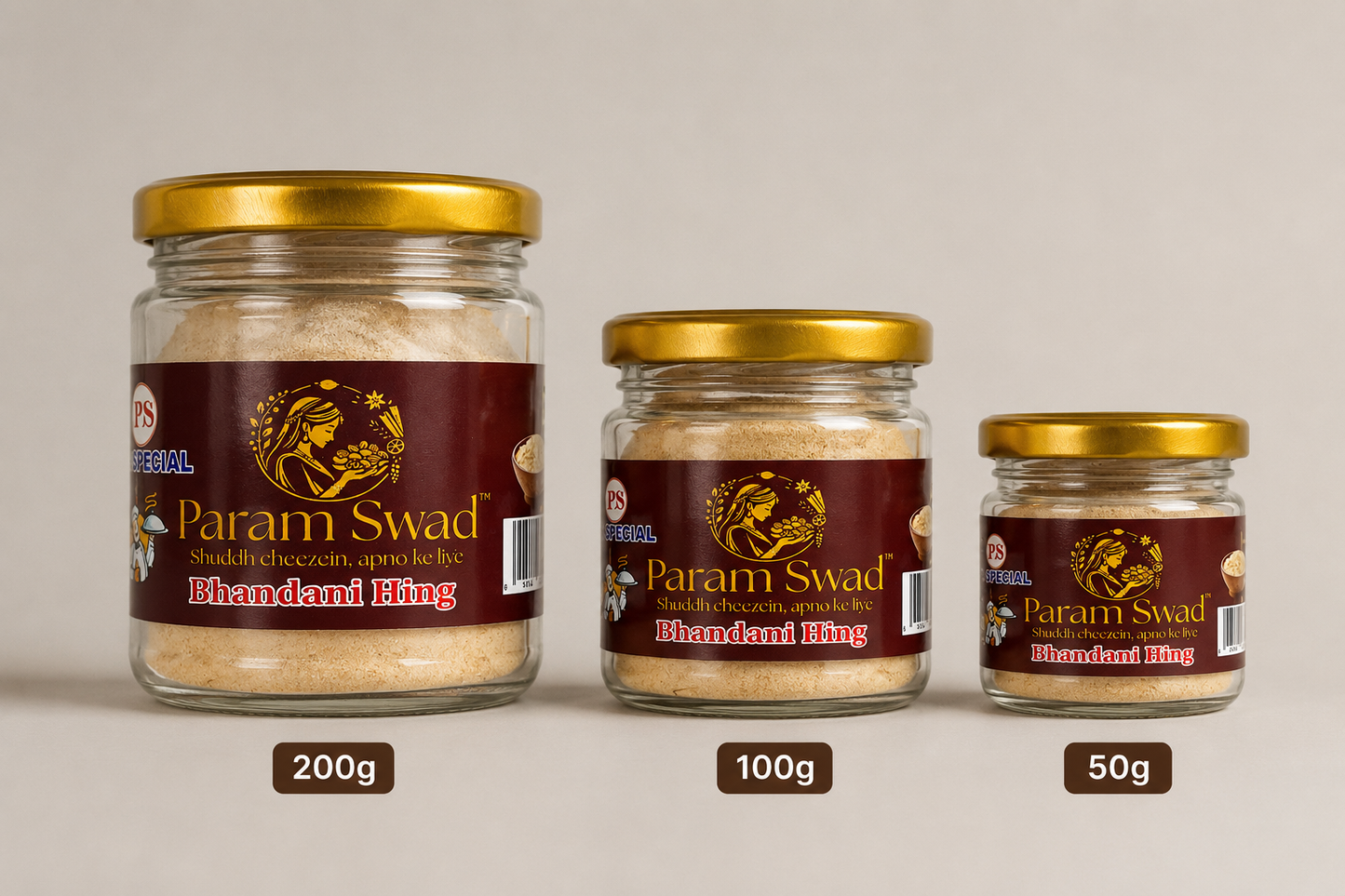 Param Swad Bandhani Hing – Strong Aroma & Authentic Taste