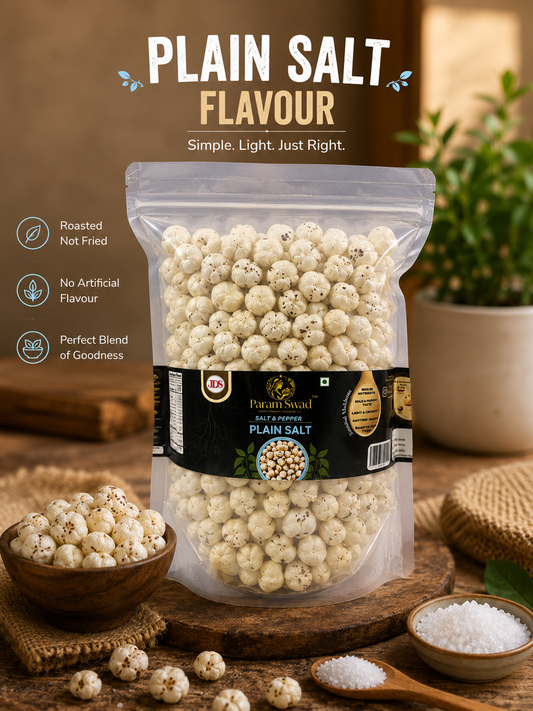 Param Swad Plain Salt Masti Roasted Makhana 200gm.