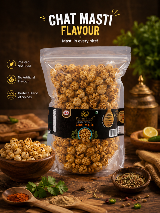 Param Swad Chaat Masti Roasted Makhana 200gm.
